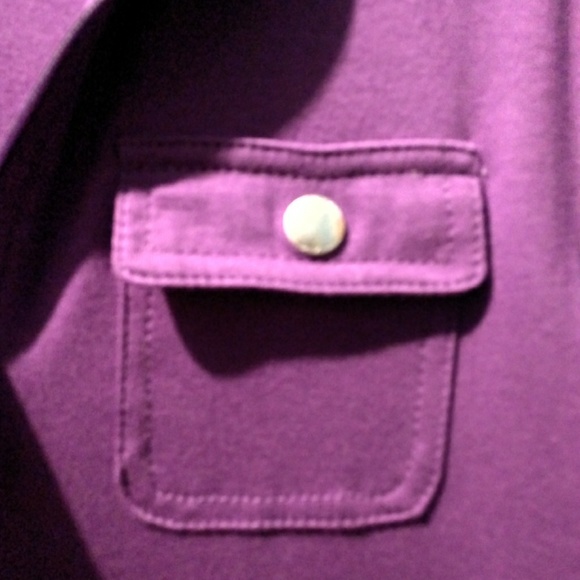 Purple AMERICAN Living Size M Comfy Shirt NWT - Picture 3 of 5